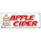 Signmission APPLE CIDER BANNER SIGN fresh orchard produce picked homemade delicious ripe B-Apple Cider - alternate 1